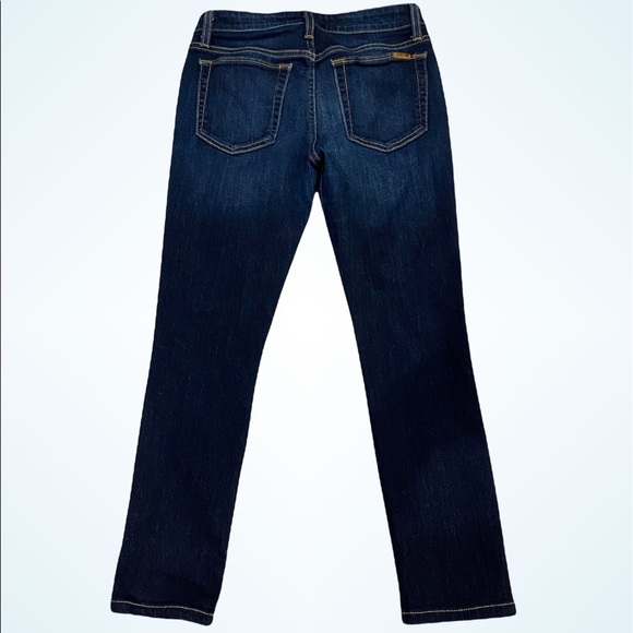 Joe's Jeans Stretchy Mid-Rise Skinny Ankle Jeans Rikki Dark Wash Size 27 VGC - Picture 3 of 9